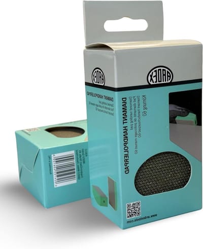 ARDEX Diamant Handpolijstpad, diamant polijstspons voor het slijpen, polijsten en scherpe randen van beton, glas, steen, graniet, marmer, 60# korrel