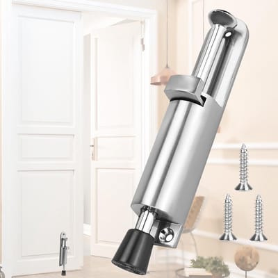 Veilige en Winddichte Deurstopper met Voetbediening - Ideaal voor Binnen en Buiten, Garage en Tuindeuren, Antislip en Veerbelast Design