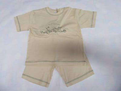 Petit Bateau - Zomer pyjama - Beige - Petit jardinier -  6 jaar  114