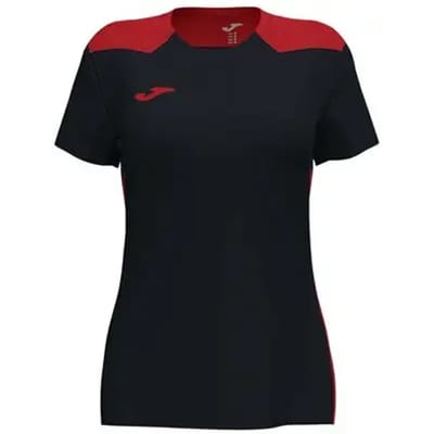Joma Championship Vi T-shirt Met Korte Mouwen Zwart 11-12 Years Meisje