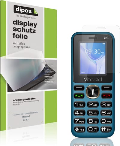 dipos – 4x Matte Beschermfolie geschikt voor Masstel Izi 17 | Krasbestendige & antireflecterende Screenprotector Ultra-Thin