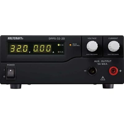 VOLTCRAFT DPPS-32-20 Labvoeding, regelbaar 1 - 32 V/DC 0 - 20 A 640 W USB Programmeerbaar Aantal uitgangen: 1 x
