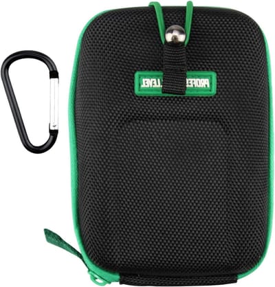 Afstandsmeter Hoes - Harde Tas - Buitenactiviteiten Opslag - Schokbestendig EVA Materiaal - 12.5 x 8.9 x 4.9 cm - Groen