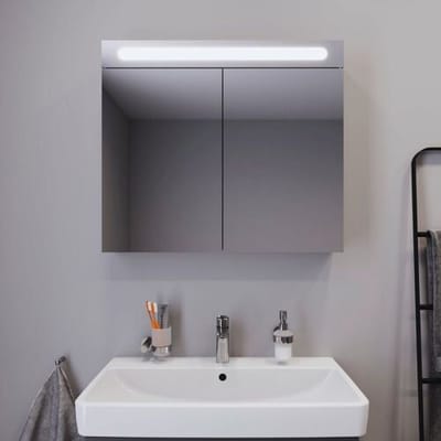 Duravit No. 1 mirror cabinet 80 x 70 cm, 2 doors N179210000000