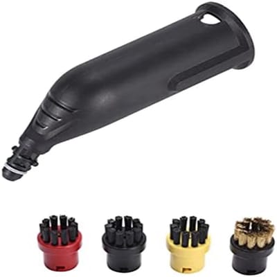Geschikt voor 5 stuks vervangende accessoires van premium kwaliteit voor stoomreinigers, hardnekkige vlekken verwijderen, duurzame messing + nylon borstelsproeierset, compatibel met Karcher SC1 SC2 SC3 SC4 SC5 SC7 CTK10-Belle's product