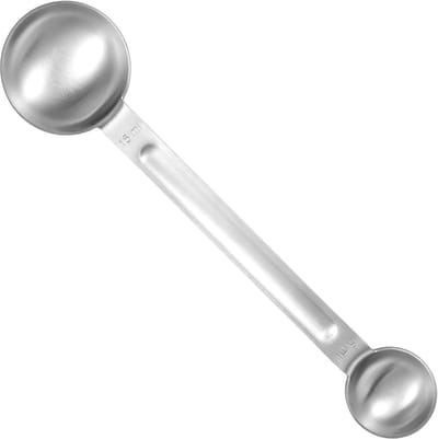 Thijox - Roestvrijstalen Eetlepel en Theelepel Set - Duurzame Maatlepels 1 Theelepel (5 ml) en 1 Eetlepel (15 ml) - Keuken Gadgets voor Koken en Bakke