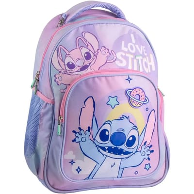 Stitch Rugzak Meisjes – I Love Stitch Schooltas Kind – 44 cm