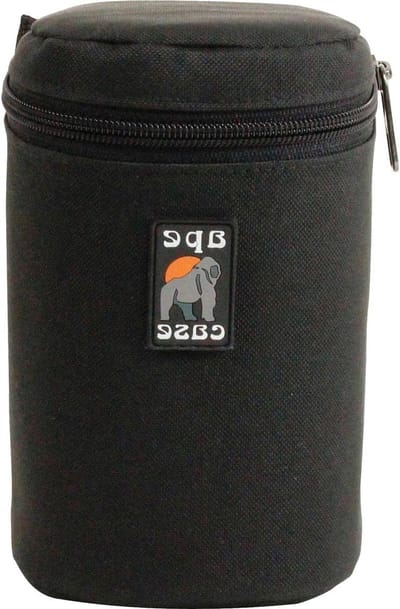Etui voor lenzen - Lens etui Opberg etui - Camera-accessoires opbergen - Verstelbaar of fixeerbaar - Medium - Zwart geel