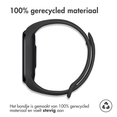 imoshion Siliconen Sport bandje voor de Xiaomi Mi Band 3 / 4 - Zwart