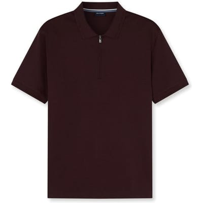 OLYMP Casual Jersey, Bordeauxrood