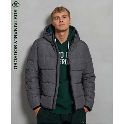 Superdry Sports Puffer Heren Puffer - Maat S