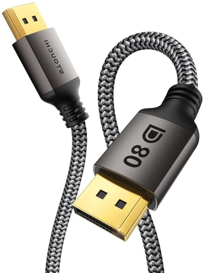 DisplayPort 2.1 Kabel 5 Meter Hoge Snelheid 80 Gbit/s voor 16K en 8K Gaming