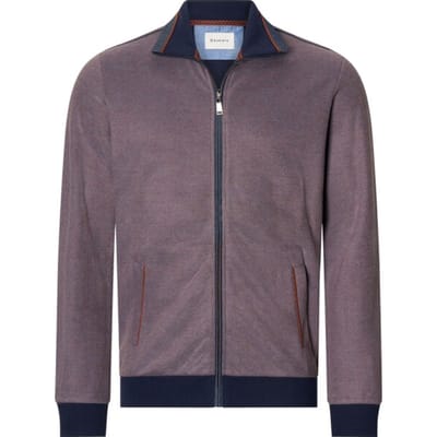 Sweatvest GIOBELLO donkerrood
