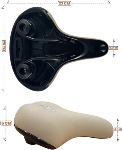 Fietszadel Heren en Dames - Comfortabel Fiets Zadel - Unisex - Waterbestendig - Ergonomisch - Fietspositie