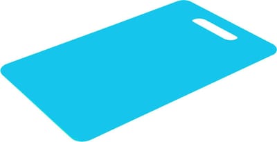 Excellent Houseware snijplank - blauw - kunststof - 34 x 24 cm