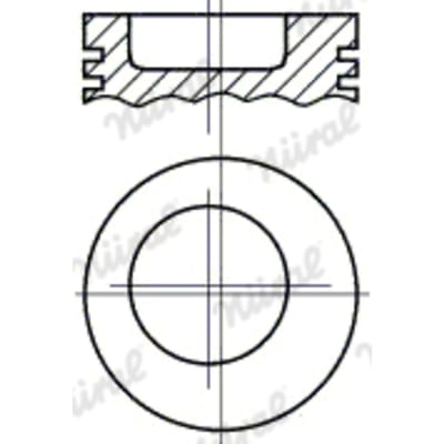 Zuiger NÜRAL 87-100100-00