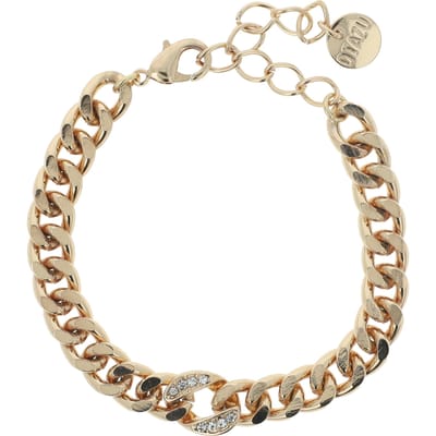 OTAZU Crystal Shackle Bracelet Size: OS | Bracelets Outlet | Dames | Goud