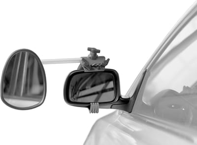Repusel Caravanspiegel Repusel - Luxmax bol anti-verblindings glas, korte RVS arm - Per paar