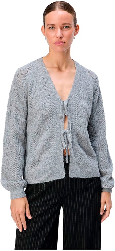 Object Flora Re Cardigan Grijs S Vrouw