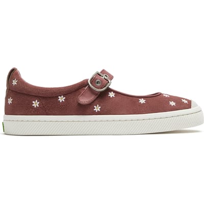 Cariuma Oca Suede Mary Jane Withered Rose Embroidered Flowers Maat: 41 | Sneakers Outlet | Unisex | Bruin