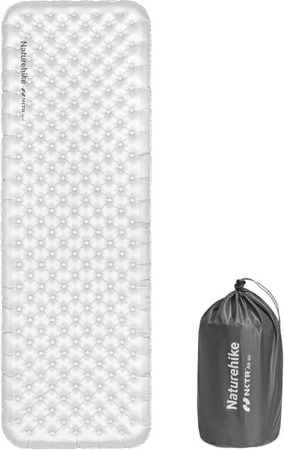 Zelfopblazende Slaapmat - Kampeerluchtbed Outdoor Mat - Comfortabel Kamperen - Hoge R-waarde 6.5 - 196 x 64 x 10 cm