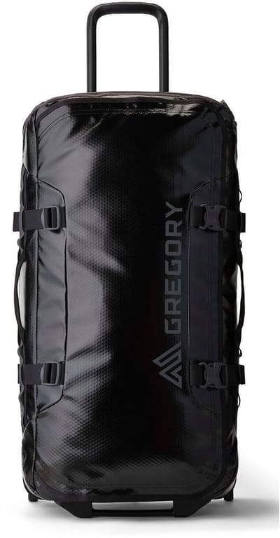GREGORY reistas trolley Alpaca Wheeled Duffel 100L Obsidian Black zwart 81cm