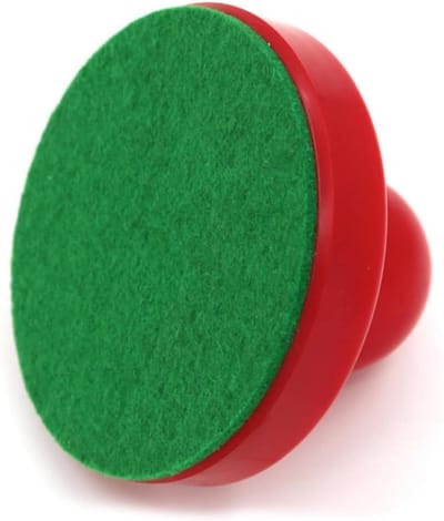 Airhockey Paddles - Pushers Set - Tafelspel Spelen - Ergonomisch Ontworpen - 9.6 cm - Rood
