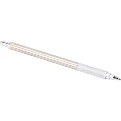 Outil de gravure en métal, stylo de gravure en alliage d'aluminium avec aiguille en acier intégrée pour carrelage white