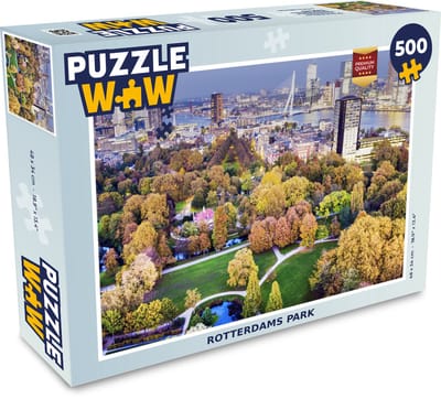 Puzzel Rotterdam - Park - Architectuur - Legpuzzel - Puzzel 500 stukjes