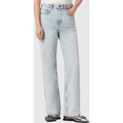 AllSaints Brooklyn Jean Snow Indigo Blue Taglia: W32 | Pantaloni Outlet | Donna | Bianco
