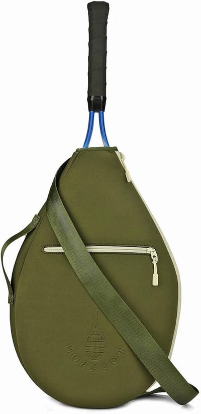 Lichte Neopreen Tennis Tas voor Badminton en Squash Rackets - Ideaal voor Mannen en Vrouwen, Draagbare Schoudertas