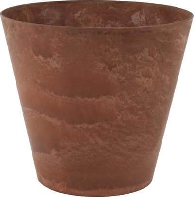 Ter Steege Plantenpot/bloempot - natuursteen look terra - D22 x H20 cm