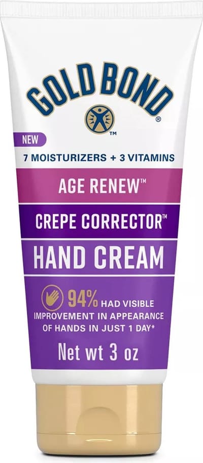Gold Bond - Age Renew Corrector Hand Cream - Replenishing & Smoothing Formula - 85g