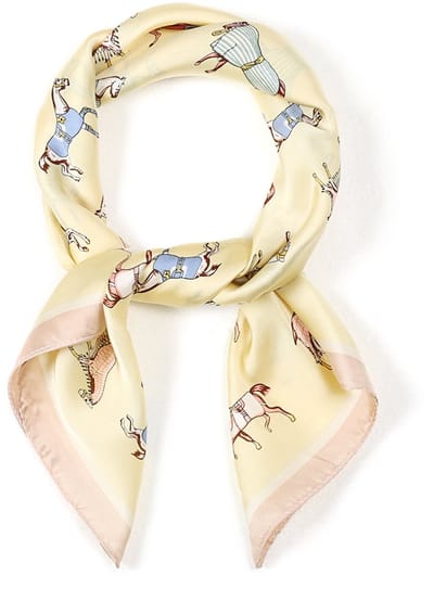 Yehwang - Elegante Sjaal met Abstracte Dierenprint - Trendy Lichtgewicht Accessoire - Modieuze Omslagdoek voor Dagelijks Gebruik - Geel