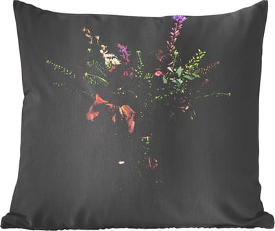 Sierkussens - Kussentjes Woonkamer - 60x60 cm - Bloemen - Kleuren - Stilleven
