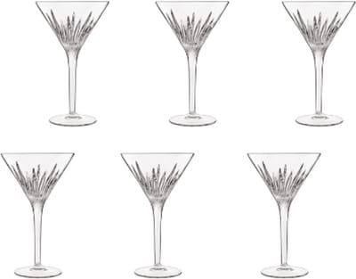 Luigi Bormioli Mixology - Martiniglas - Cocktailglas - 21,5cl - 6 stuks