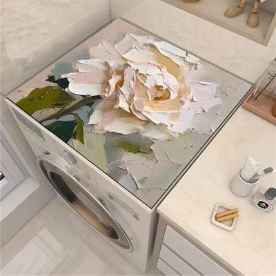 Wasmachinehoes - Droger overlay - Apparaten beschermen - Ademend materiaal - 60x60cm - F