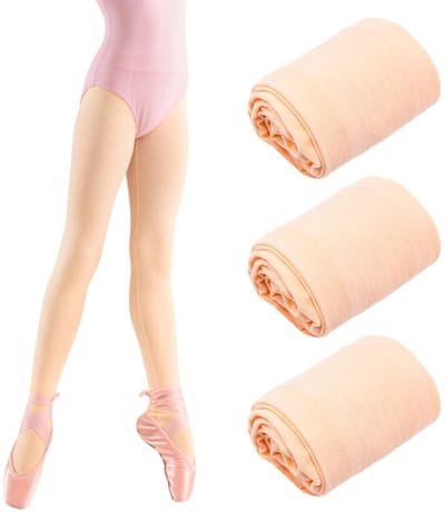 Dailygoods- Balletdanspanty 3 Stuks - beige - Voor Meisjes 5-10 Jaar - Hoge Elasticiteit - Duurzaam - Perfecte Pasvorm - Danspanty
