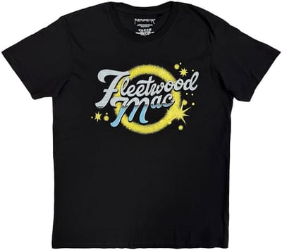 Fleetwood Mac - Circle Logo Heren Tshirt - M - Zwart