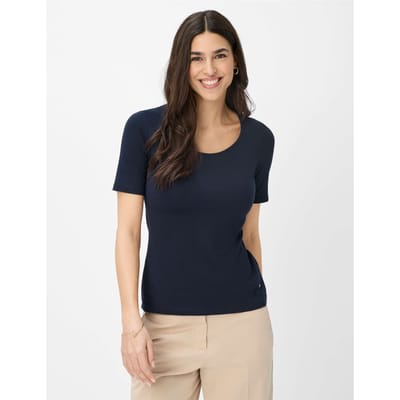 Brax Dames Shirt  Style CORA navy, donkerblauw, maat 34