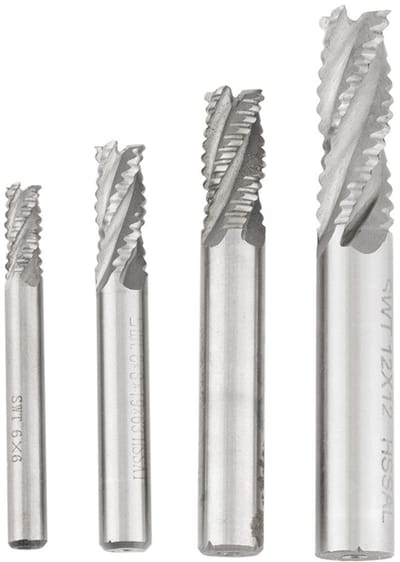 Dailygoods- Snijders 4-delige Set - HSS Snijkanten - Frezen M6/M8/M10/M12 - Hoogwaardig Snelstaal - Lange Levensduur - Hoge Snijprestaties