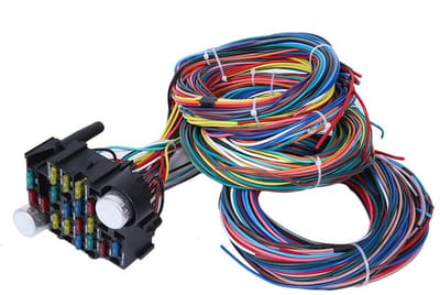 Allecto - Wiring Harness Kit - Universele Chassis Bekabeling - 12V Auto - Truck en RV - Installatie - Bekabeling - Elektriciteit - Geschikt voor vo...