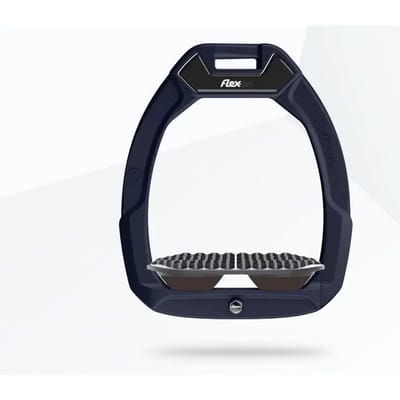 Veiligheidsbeugels voor endurance paardrijden Marine/Grijs/Bruin Flex-On Safe-On
