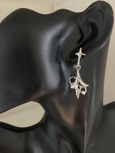 Strass ster oorbellen | | Make up | Parfum | Moederdag | Verjaardagscadeau| Cadeautje| Valentijnsdag| Kado | sieraden | vaderdag | oorbellen | oorsieraden