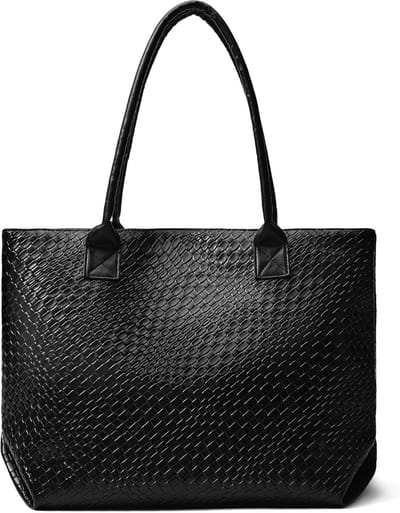 Grote boodschappentas - Draagtas shopper - Winkelen en reizen - Waterdicht met rits - 45 x 16 x 33.5 cm