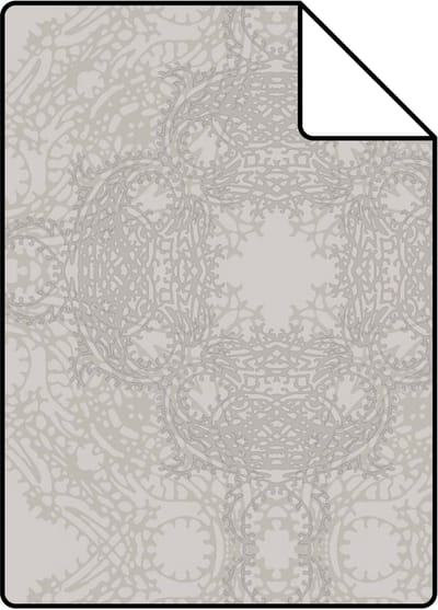 Proefstaal Origin Wallcoverings behang grafische vorm taupe - 26,5 x 21 cm - 346220-S