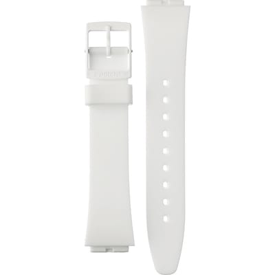 Swatch Plastic - What If - Square - SO34 ASO34W700 What If... Allwhite? band