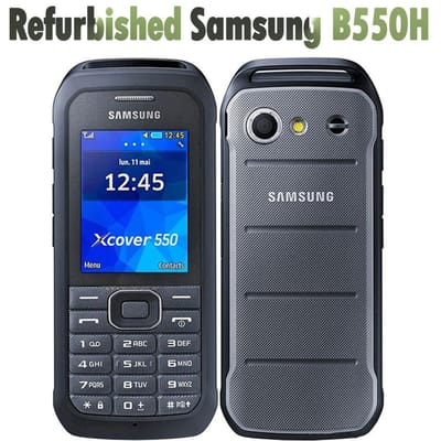Gerenoveerde Samsung Xcover 550 B550H Mobiele Telefoon Met 1 SIM simple set zwart