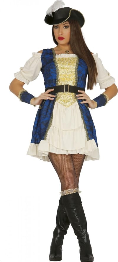 Fiestas Guirca - Volwassenkostuum Luxury Pirate - maat L (42-44) - Carnavalskleding - Carnaval - carnavalskleding 2027 - Carnaval kostuum
