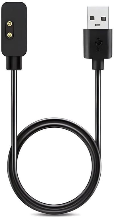 Oplader - geschikt voor Xiaomi Mi Band 7 Pro - USB oplaadkabel - draadloos opladen - 1 meter - snelladen - zwart